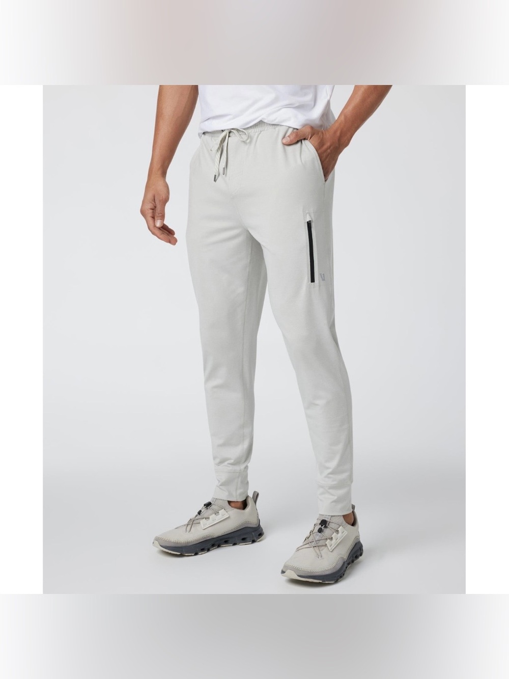 Vuori Men’s Sunday Performance Jogger Pants Sz L Vapor Heather V416 NEW (READ)
